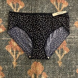 NWT Women’s Soma Vanishing Edge Micro Hipster Brief in Obsessed Navy